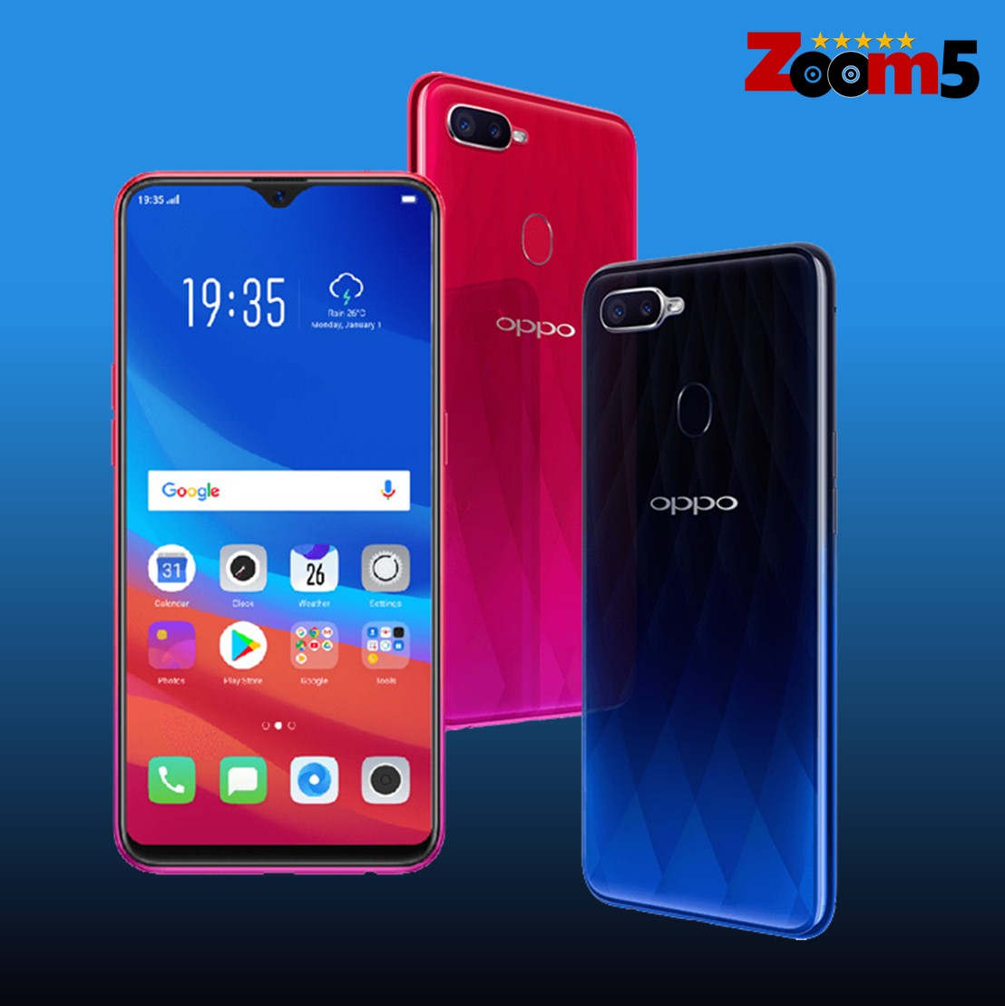 Oppo F9 colors