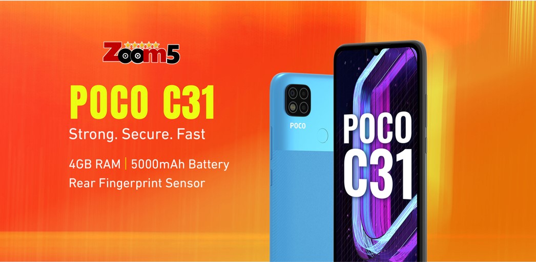 سعر ومواصفات هاتف Xiaomi Poco C31 بوكو سي 31 زووم فايف 1148