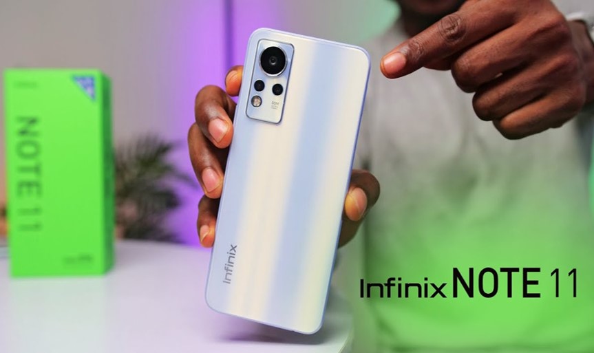فتح علبة هاتف Infinix Note 11