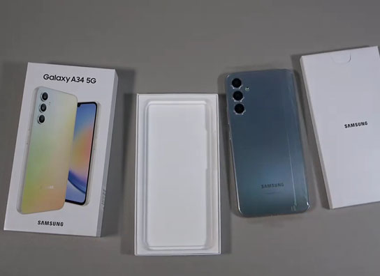 Samsung Galaxy A34 5G Unboxing - زووم فايف